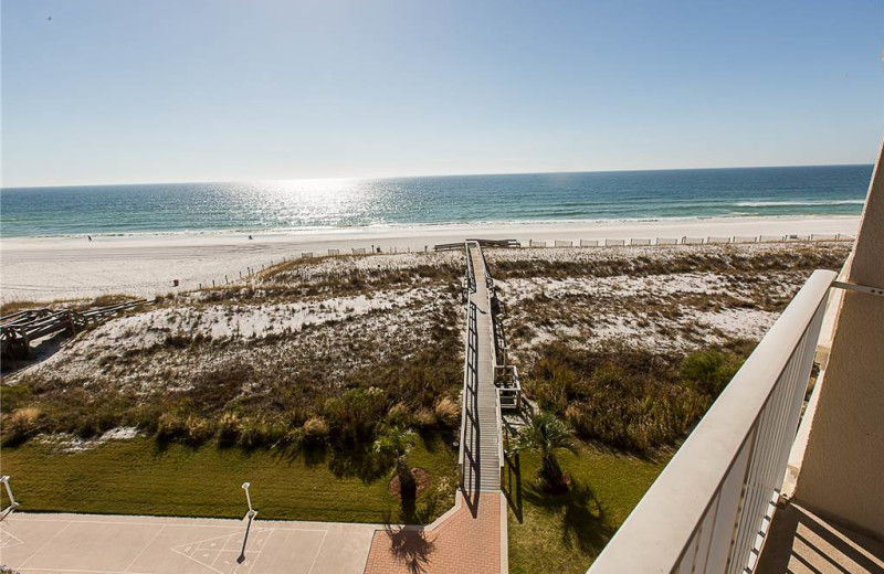 Balcony view at Holiday Isle Properties - Destin on the Gulf 505.