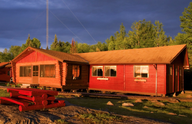 Main lodge at Uchi Lake Lodge.