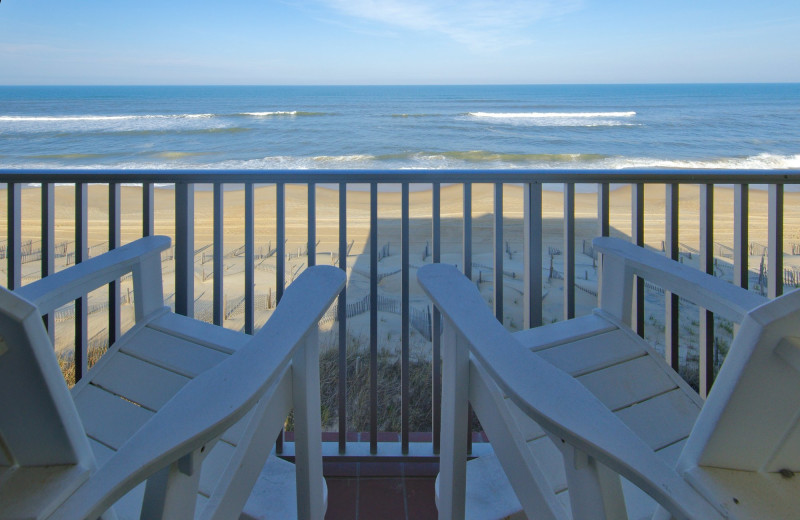 Balcony view at Surf Side Hotel.