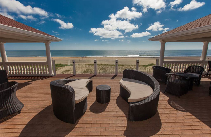 Rental beach view at Sandbridge Realty.