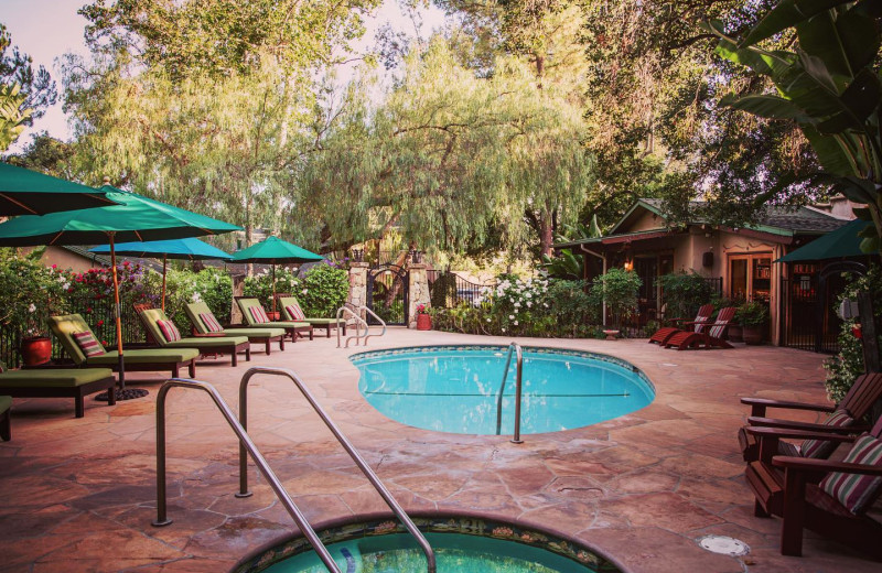 Outdoor pool at Emerald Iguana Inn.