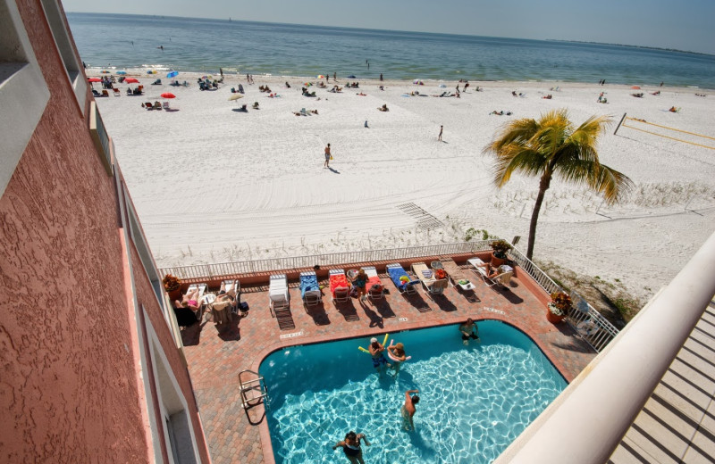 Outdoor pool at Edison Beach House.