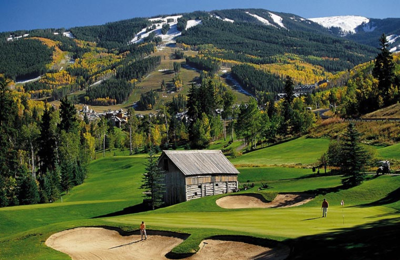 Golf course near The Borders Lodge.