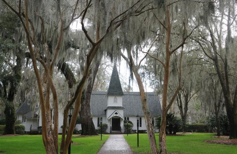 Christ Church near The King and Prince Beach.