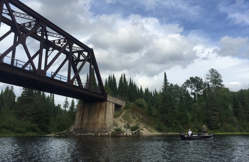 Bridge at Elk Lake Wilderness Resort.