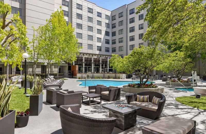 Outdoor pool at Hyatt Centric Santa Clara Silicon Valley.