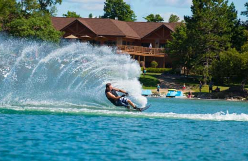 Water activities at Sugar Lake Lodge.