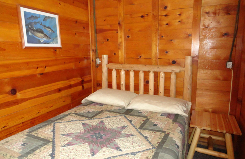 Cabin bedroom at YMCA Camp Northern Lights.