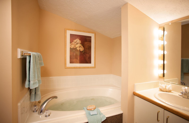 Guest bathroom at Pointes North.