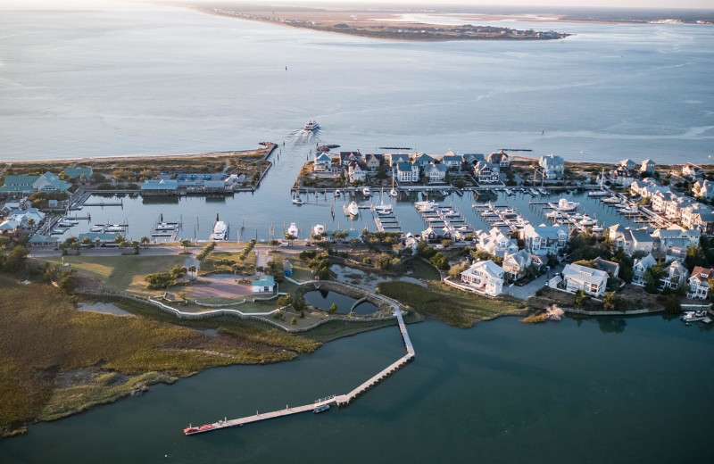 Aerial view of Bald Head Island Limited.