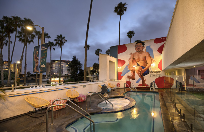 Outdoor pool at The Kinney Venice Beach.