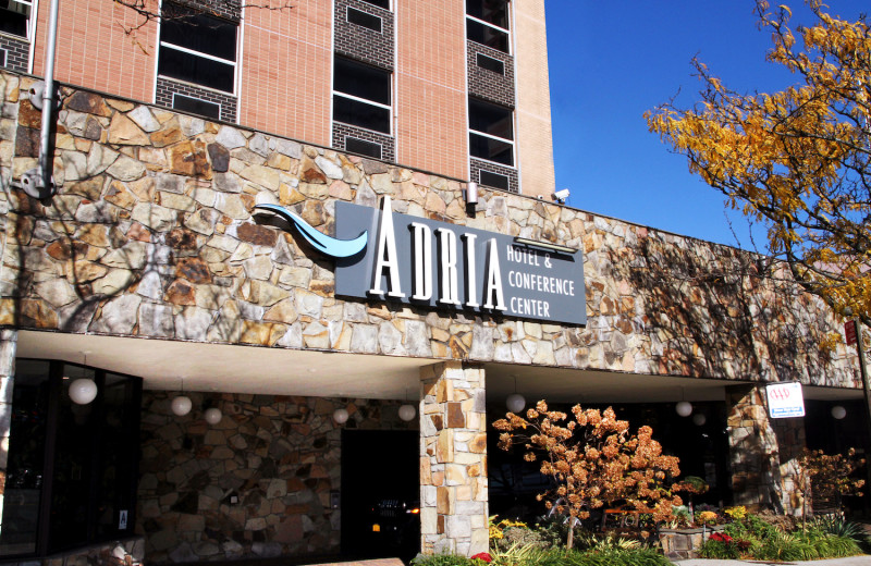 Exterior view of Adria Hotel and Conference Center.