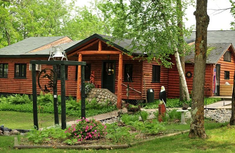 Lodge exterior at Cedar Point Resort.