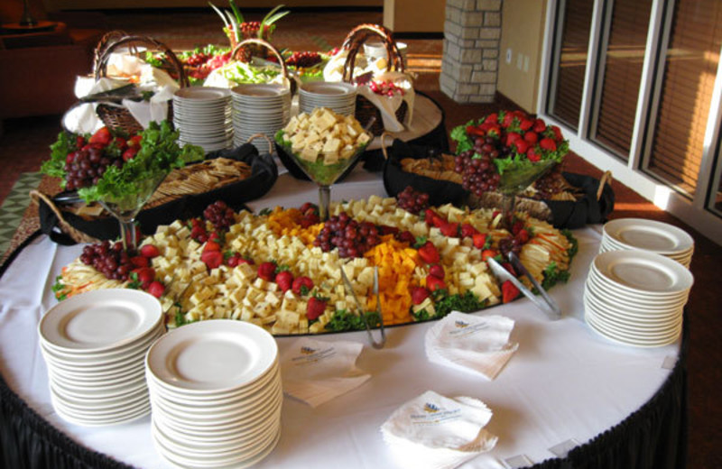 Delicious food at Honey Creek Resort.