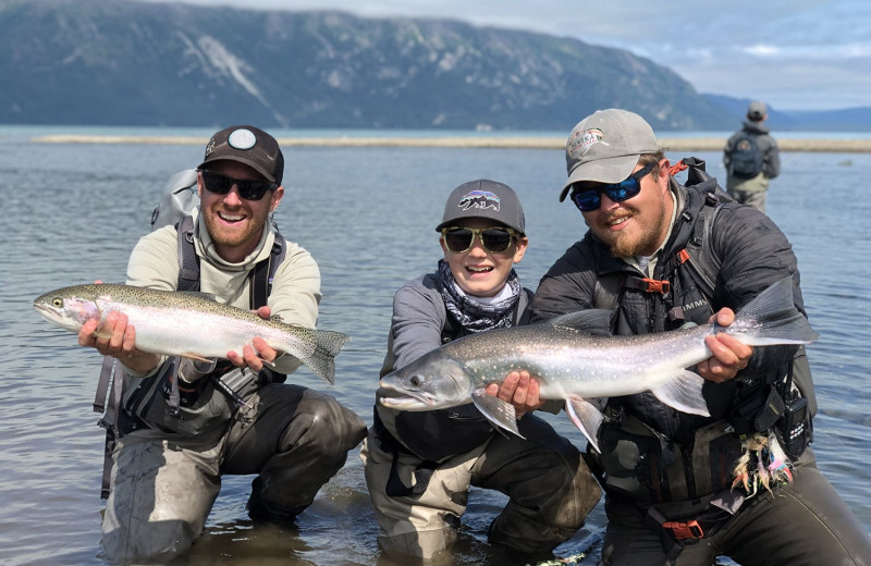 Fishing at Alaska Rainbow Lodge.