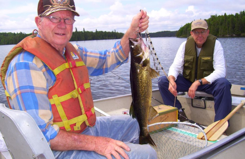 Fishing at Bay Wolf Camp.