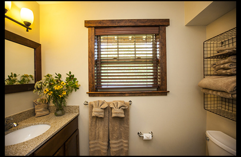 Rental bathroom at Owaissa Club Vacation Rentals.