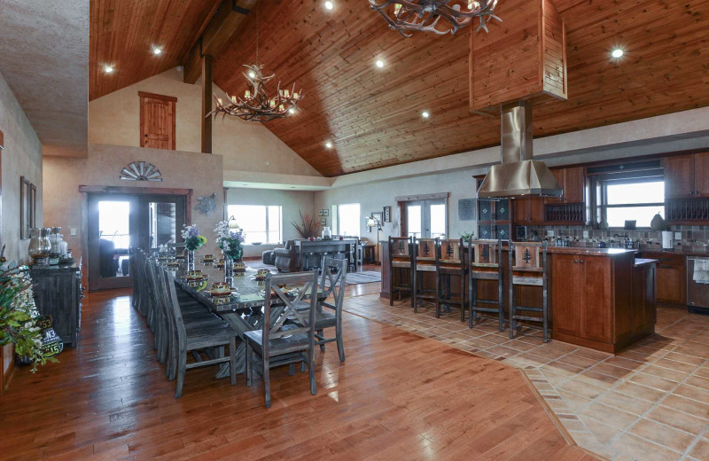 Rental kitchen at Branson Vacation Rentals.