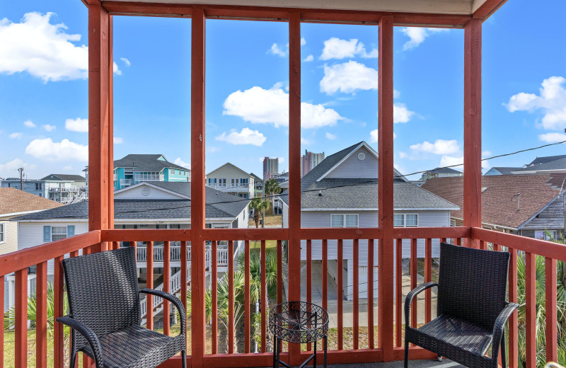 Rental balcony at Condo World.