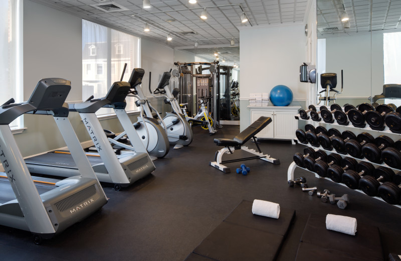 Fitness room at The Hotel Viking.