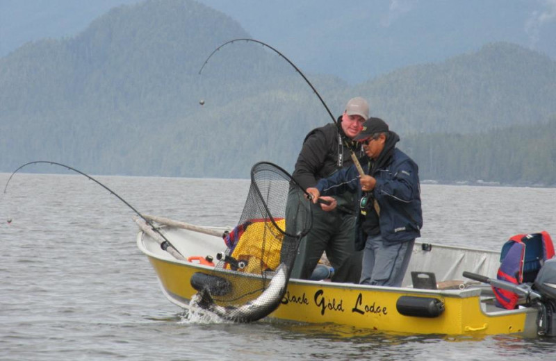 Fishing at Black Gold Lodge