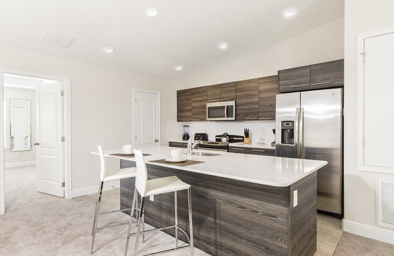 Rental kitchen at Balmoral Resort.