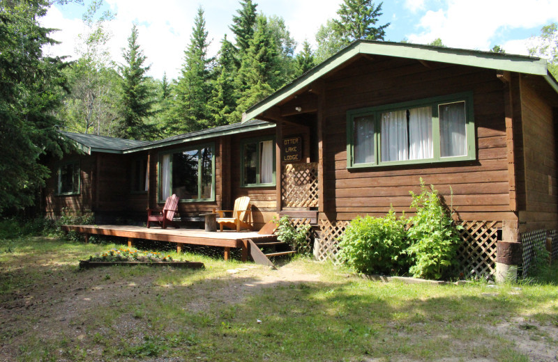 Cabin exterior at Churchill River Canoe Outfitters.