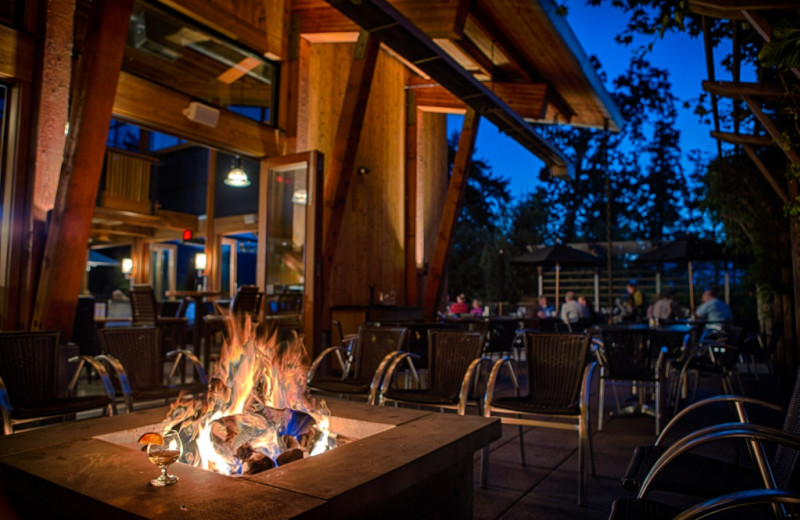 Seagrille Fire Pit at Brentwood Bay Lodge 