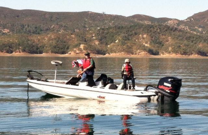 Boating at Pleasure Cove.