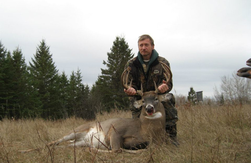 Deer hunting at Harris Hill Resort.