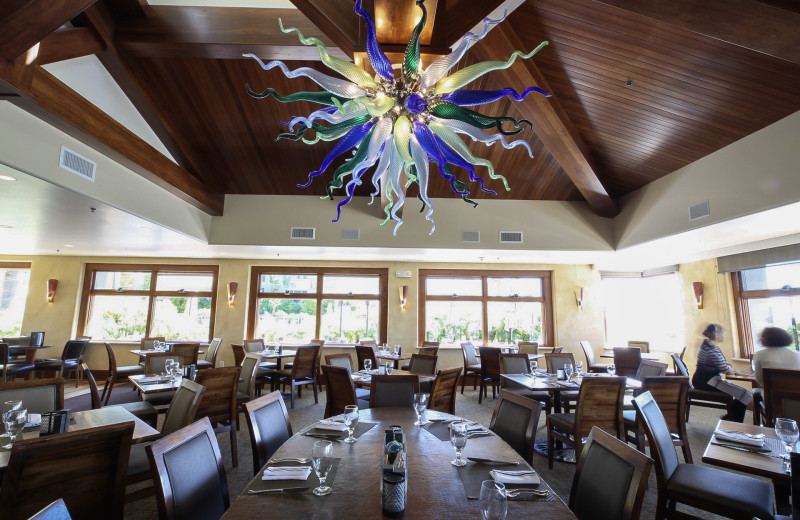 Dining at Dolphin Bay Resort & Spa.