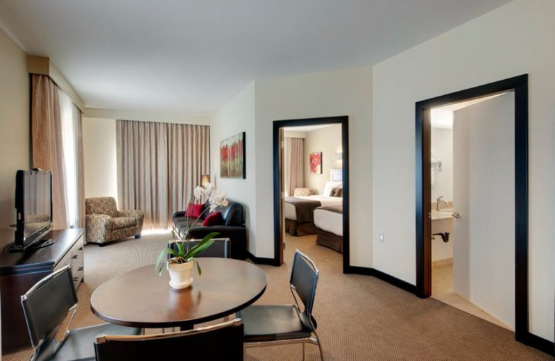 Guest room at Berlin Grande Hotel.