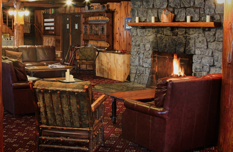 Lobby at Garnet Hill Lodge.