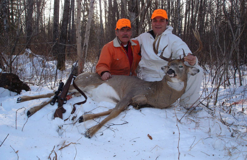 Deer hunting at Dahl Creek Outfitters.