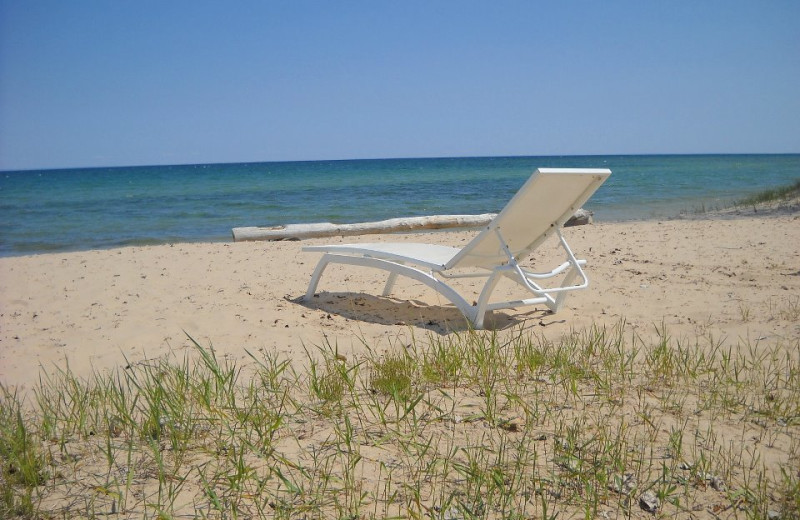 Beach at Square Rigger Lodge.