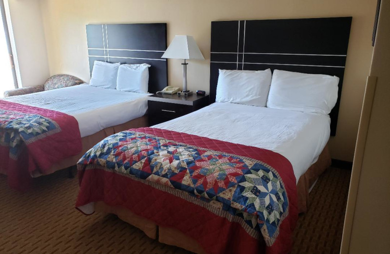 Guest room at Chateau Resort and Conference Center.