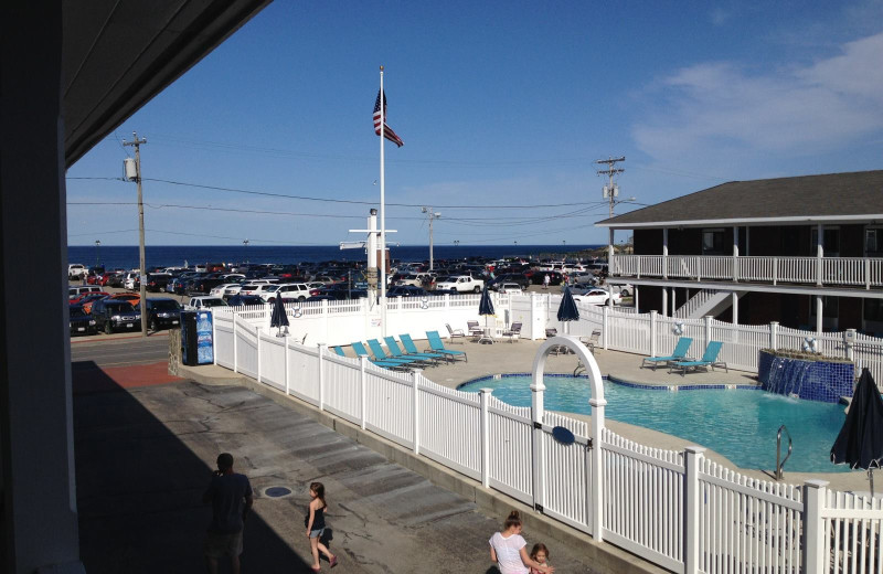 Outdoor pool at Sands by the Sea.