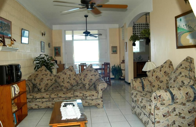 Guest room at Fisherman's Point.