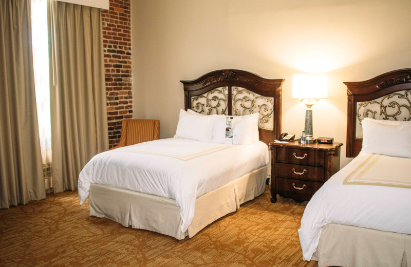 Guest room at Columbus Marriott.