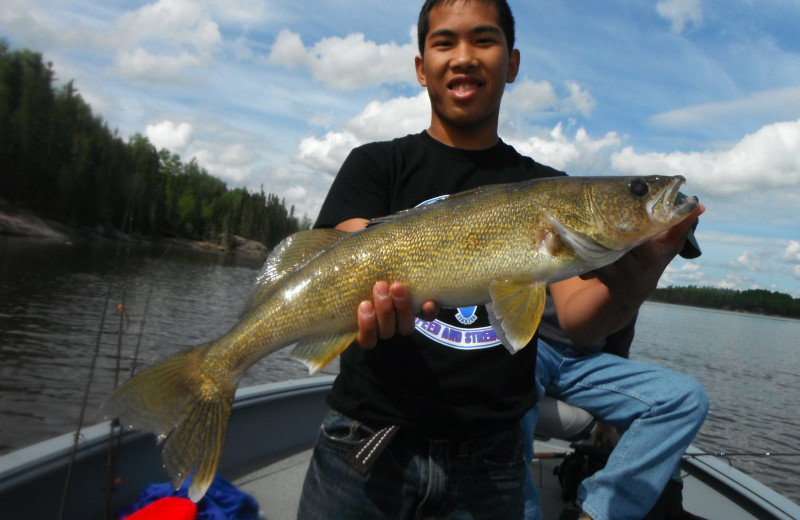 Fishing at Maynard Lake Lodge and Outpost.