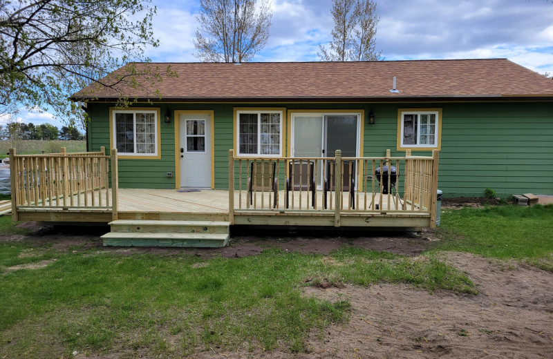 Cabin exterior at Four Seasons Resort.