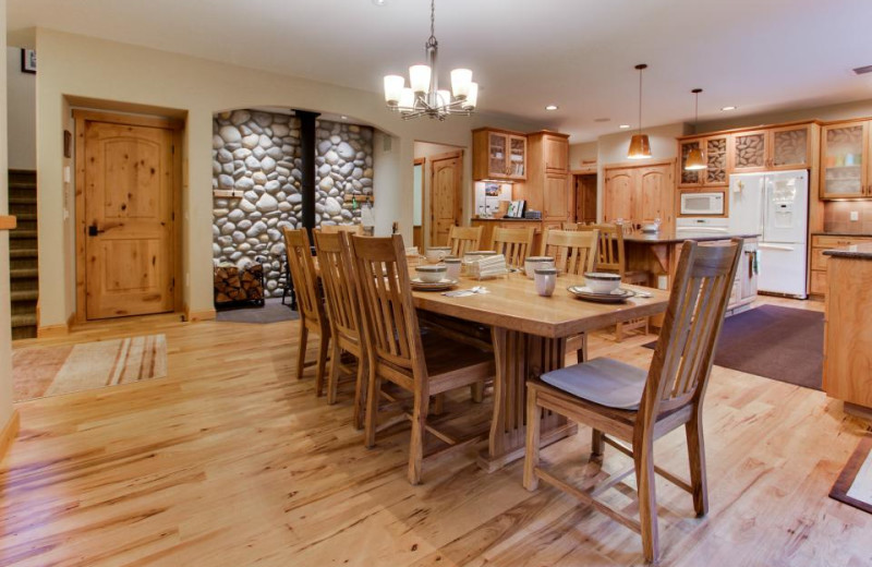 Kitchen at Olympic Foothills Lodge.