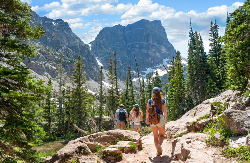 Hiking near Aspen Winds.