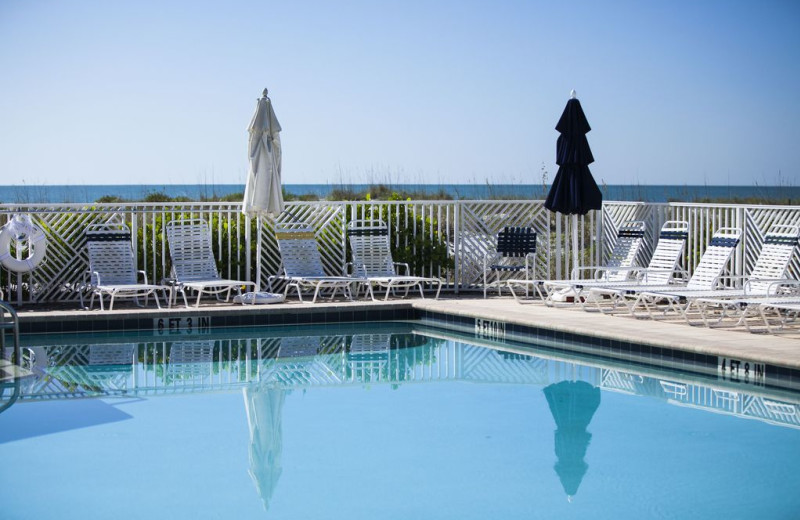 Outdoor pool at Palm Island Resort.