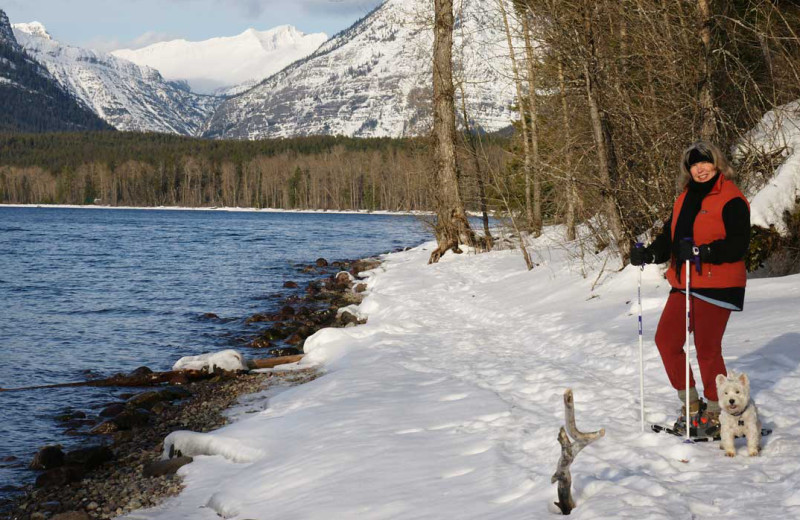 Winter activities at Five Star Rentals of Montana.