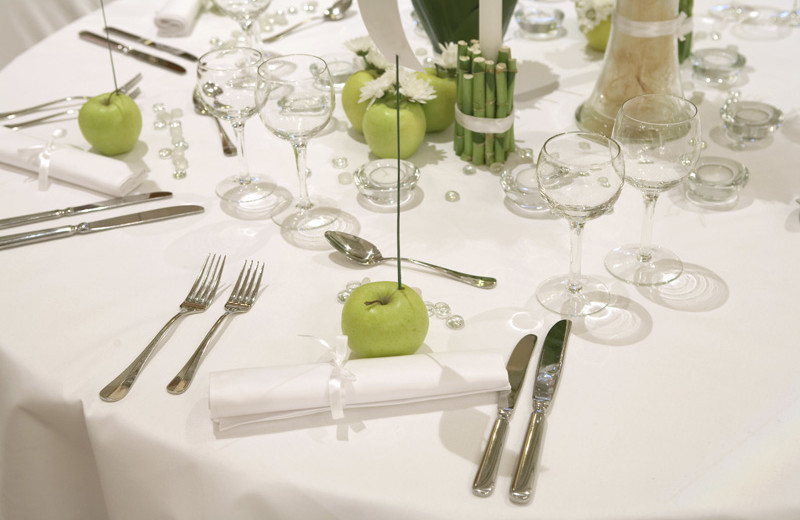 Wedding reception at The Chateau Inn & Suites.