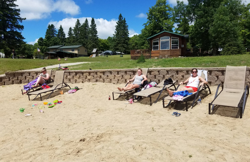 Beach at Eagle Ridge Resort.