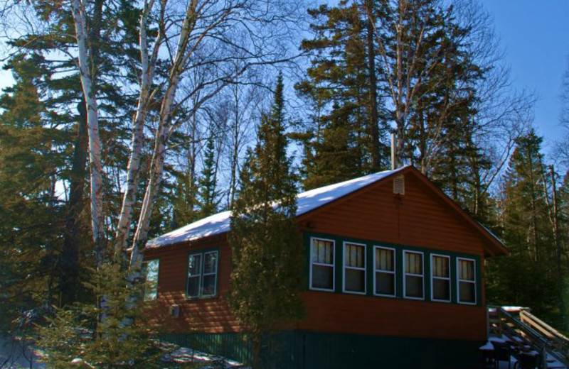 Cabin exterior at Stonegate on Superior.