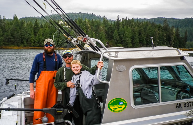 Fishing at Yes Bay Lodge.