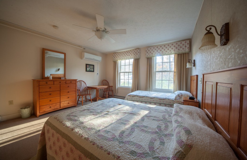 Guest room at Capon Springs & Farms.